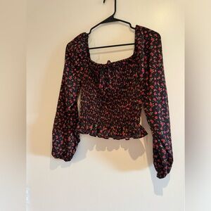 Floral Print long sleeve shirt